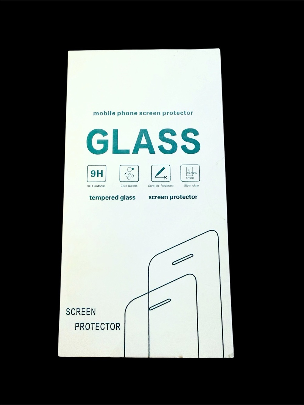 Pehael Tempered Glass Screen Protector Pack of 2 for iPhone 6.7”